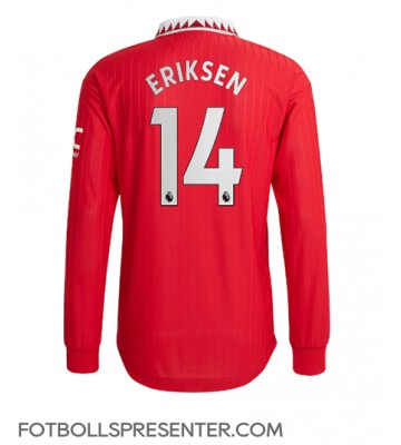 Manchester United Christian Eriksen #14 Hemma Matchtröja 2022-23 Långärmad